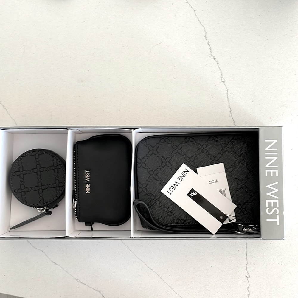 NEW Nine West 3 Piece Set - Black